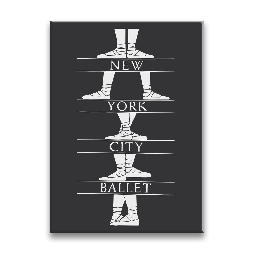 New York City Ballet Gorey Positions Magnet