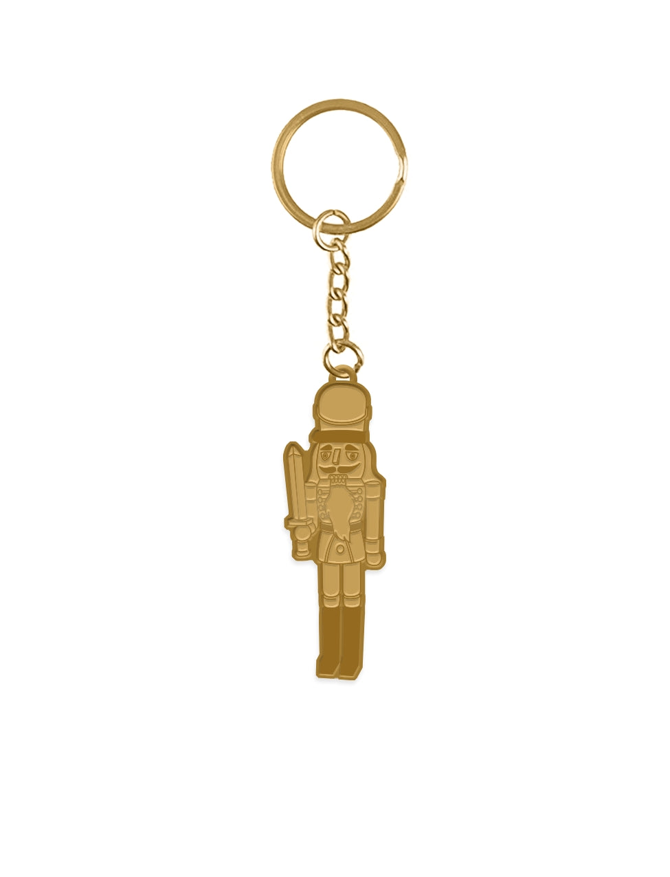 Nutcracker Metal Keychain