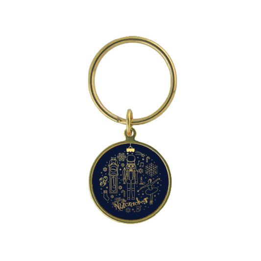 Nutcracker Gold Art Keychain