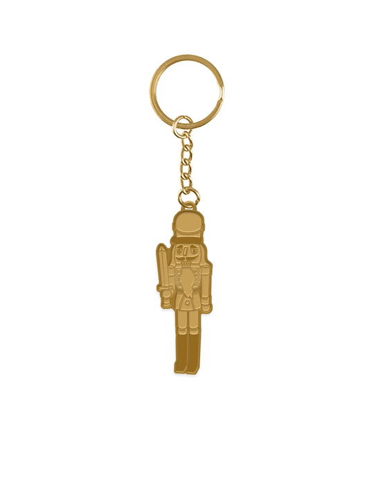 Nutcracker Metal Keychain