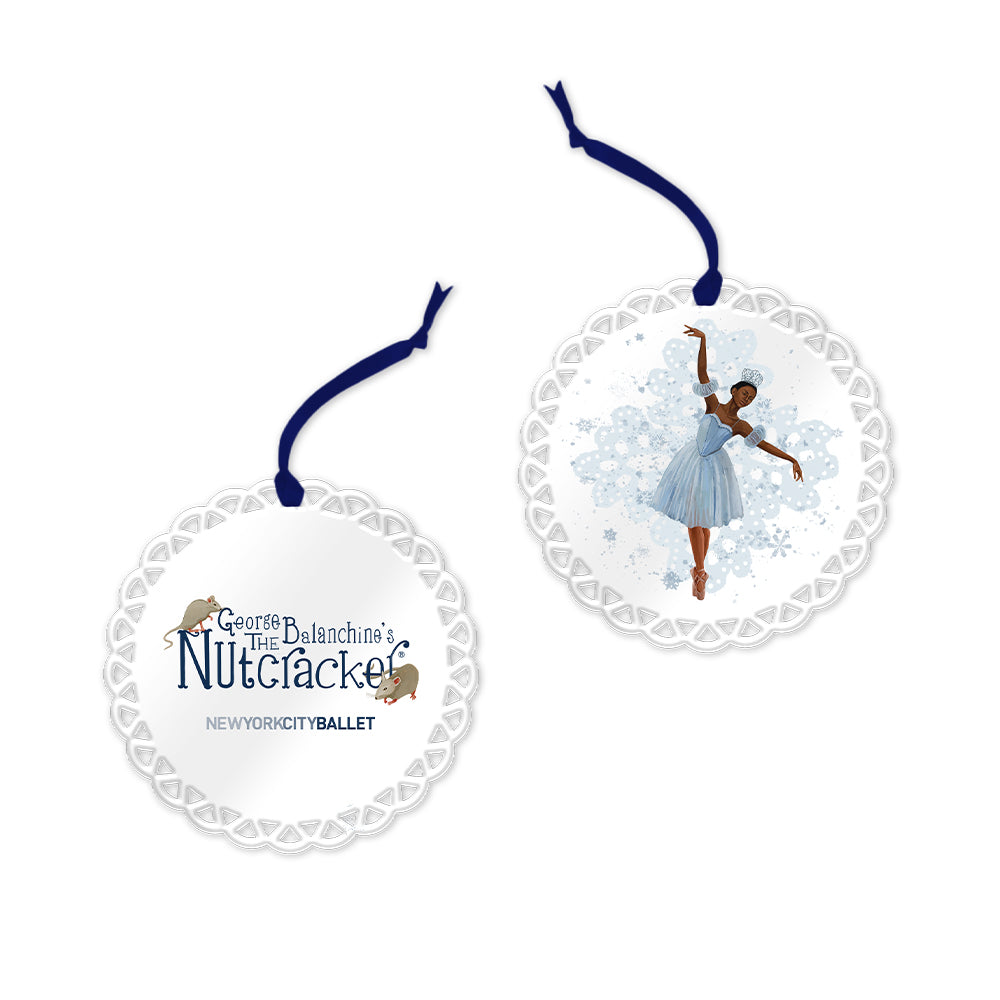 New York City Ballet Snow Fairy Ceramic Ornament