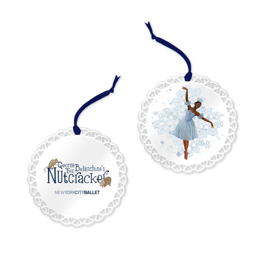 New York City Ballet Snow Fairy Ceramic Ornament